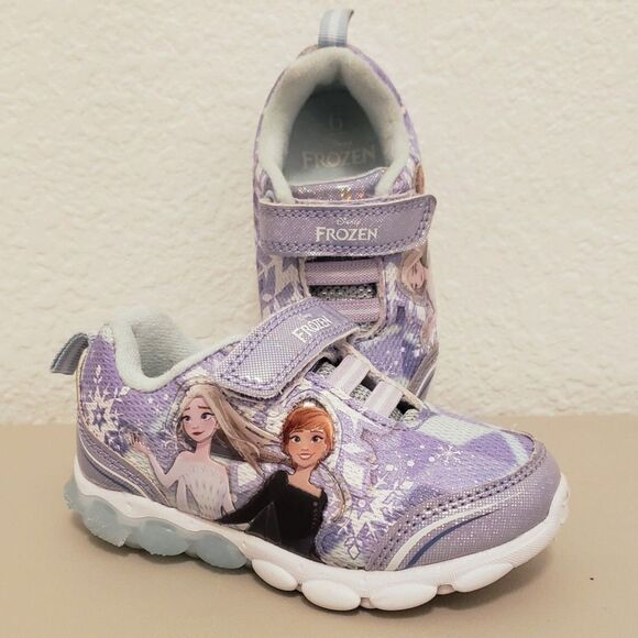 Disney Frozen Girl Sneakers Size 6 - Picture 6 of 7